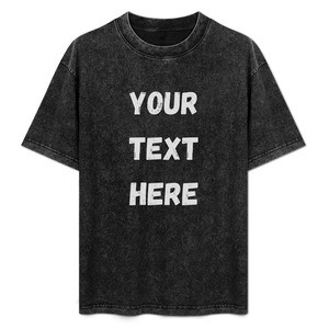 เสื้อยืดคอกลมแขนสั้นทรงปกติสำหรับผู้ชาย ผ้าฝ้ายเจอร์ซีย์ 100% ระบายอากาศได้ดี น้ำหนัก 220 กรัม  รับสกรีนลายตัวอักษรด้านหน้าตามแบบที่ต้องการ - Product Image 6