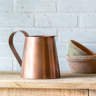 เหยือกน้ำโลหะแบบมินิมอลพร้อมหูจับ  กระติกทองแดงเคลือบด้าน  กาต้มน้ำตกแต่งสำหรับดื่มน้ำและชา - Product Image 5