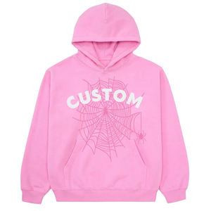 Sweat à capuche Spider de haute qualité pour homme, personnalisable avec logo brodé et couleur au choix, en tissu épais. - Product Image 3