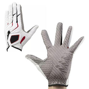 Guantes de Golf para Zurdos de Primera Calidad, Elegantes, de Cuero Sintético y Genuino, con Diseño de Logotipo Personalizado, Transpirables para Deportes - Product Image 1