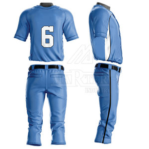 Venta Directa de Fábrica, Uniforme de Béisbol Transpirable Personalizado para Escuelas, Universidades o Clubes, en Todas las Tallas, 100% Poliéster - Product Image 4