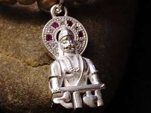 Collar con Colgante de Hanuman en Plata de Ley 925, 4.50g, Joyería Religiosa Hecha a Mano, 4cm, Regalo Espiritual Hindú - Product Image 3