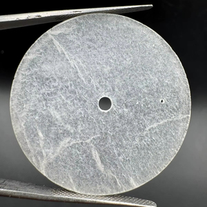 Cuarzo Blanco Natural, Esfera de Reloj Clásica y Elegante, Parte Trasera Plana, Tamaño 31.50mm, Grosor 0.9mm, Cara Pulida por un Lado, 2mm - Product Image 1