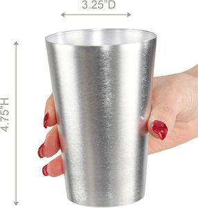 Aluminum Whiskey Glass Promotional Aluminum Water Glass New Product Printed Design Aluminum Glass at <b>Cheap</b> Price - Product Image 6
