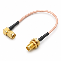 Cable Coaxial de RF de Alta Frecuencia RG316 de 10cm, 15cm, 20cm, 30cm, 50cm, Conector SMA Macho a SMA Hembra, Extensión para Antena