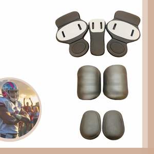 Genouillères EVA confortables et légères haute performance Protection optimale protège-cuisses pour le football de football Style américain - Product Image 1