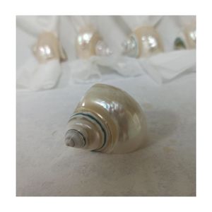 แหวนรัดผ้าเช็ดปากงานแต่งงานสุดหรู ทำจากเปลือกหอย ขายส่ง พร้อมส่ง ผลิตเร็ว แหวนรัดผ้าเช็ดปากสำหรับโต๊ะอาหาร สินค้าขายดี ปี 2026 - Product Image 6