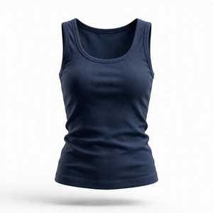 Débardeur Femme en Coton Tricoté 100% Personnalisé, Écologique, Respirant, Couleur Unie, Col Rond, Style Décontracté – Exportation du Bangladesh - Product Image 2