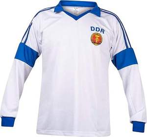 เสื้อฟุตบอลแขนยาวผู้ชายสไตล์เรโทรสีสันตัดกันพร้อมปก |   เสื้อฟุตบอลและเสื้อสเวตเชิ้ตสำหรับนักกีฬา - Product Image 4
