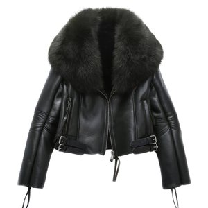 เสื้อแจ็คเก็ตหนังแกะแท้สำหรับผู้หญิง แบบพัฟเฟอร์สำหรับฤดูหนาว ระบายอากาศได้ดี เหมาะสำหรับการแต่งกายในชีวิตประจำวัน - Product Image 6