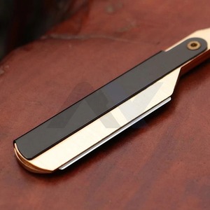 Professional Manual Barber Swing Lock Stainless Steel Six Blade Face Shaver Straight Edge Folding <b>Razor</b> for <b>Men</b> Beard Trimming - Product Image 4
