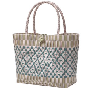 Sac fourre-tout en plastique tissé fait main, motif traditionnel, écologique, pour femmes, usage quotidien et shopping décontracté - Product Image 4