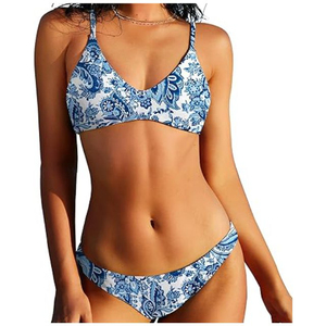 Conjunto de Bikini para Mujer, Estilo Perfecto, Ropa de Playa, Transpirable, Antiarrugas, Ligero, de Alta Calidad - Product Image 1