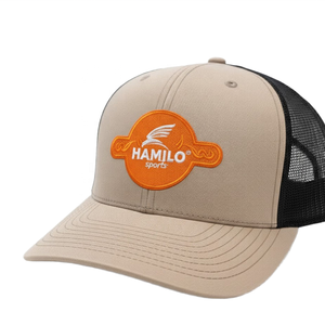 Casquette Trucker personnalisée à 5 panneaux avec dos en maille et fermeture Snapback, logo brodé, fabricant en gros - Product Image 2