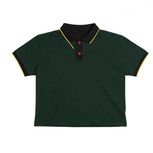 Polo homme en piqué de coton premium 220 GSM, col contrastant, bordure des manches, logo brodé personnalisé, polos homme - Product Image 2