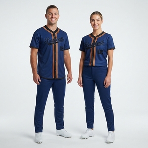 <b>Baseball</b> Softball Wear Adult <b>Baseball</b> Jerseys Short Sleeve Printed Latest Design Men's Jersey in Cheap Price Teamwear - Product Image 2