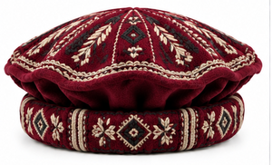 Gorros Afganos Premium para Hombre, Color Marrón, Estilo Pashtun Pakol, Tradicionales, Hechos a Mano, de Lana, Gorro Chitrali, Cómodo para el Invierno, Topi, Gorros Afganos para Hombre - Product Image 3