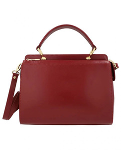 Bolso Bandolera de Cuero Genuino para Mujer, Alta Calidad, Colores y Logotipos Personalizados, Suave e Impermeable, Color Granate, Moda OEM, Venta al Por Mayor 2026 - Product Image 1