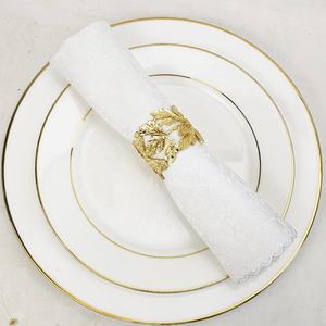 Ensemble d'anneaux de serviette de luxe de créateur, accessoires élégants pour table à manger, pour mariage, fête, hôtel et usage domestique - Product Image 3