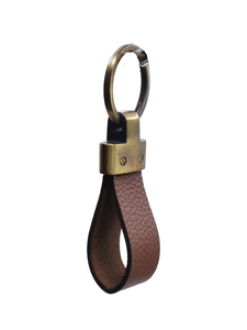 Leather Metal Keychain with Zinc Alloy <b>Key</b> <b>Ring</b> for Promotional Gift Pendant Accessory - Product Image 4