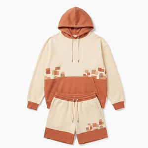 Stylish <b>Men</b> Hooded <b>Shorts</b> Set Two Piece Casual Outfit Relaxed Fit Matching <b>Shorts</b> Soft Fabric Everyday Streetwear Wear - Product Image 1