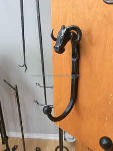 Top Vente Personnalisé Fer Forgé Montage Mural Crochet Couleur Noire avec Forme et Taille Unique pour Manteaux Vêtements au Prix de Gros - Product Image 6