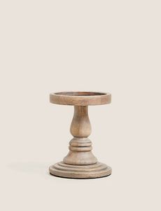 Decorative Wooden Candle Holder For Wedding <b>Table</b> Centerpieces With Antique Finish And Stylish Look - Product Image 6