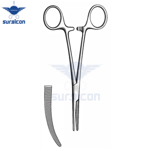 Pinza Arterial Crile Delicada de 14 cm / 5-1/2 Pulgadas, Curva, Hemostática, Quirúrgica, de Acero Inoxidable Premium - Product Image 3