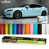 Film de protection de peinture automobile YSH 7,5 mil TPU auto-cicatrisant et changeant de couleur pour carrosserie, anti-rayures, anti-UV, garantie 10 ans