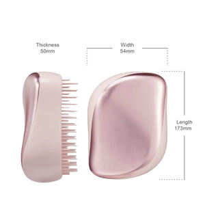 Peine único con dientes alternados largos y cortos para desenredar el cabello húmedo y seco - Product Image 1