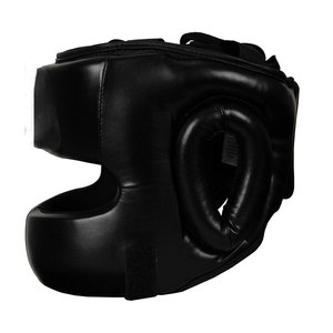Dumela International High Quality Cowhide Breathable <b>Head</b> Guard Hook Loop Closure Basic Protection for Boxing MMA <b>Training</b> Adult - Product Image 4