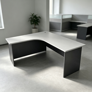 Spacious L Shape <b>Extendable</b> Office Desk Metal <b>Legs</b> Modern Design Corporate Home Office Use AY Office System Conference <b>Table</b> - Product Image 1