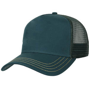 Gorra de Béisbol Personalizada de 5 Paneles con Visera Curva, 15 Colores, Gorras de Malla Lisas con Logotipo Bordado, Estilo Deportivo para Uso Empresarial - Product Image 1