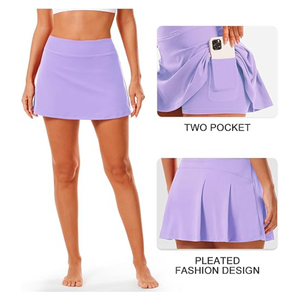 Custom Logo Tennis Skirt Professional Athletic Wear Supplier - Product Image 6