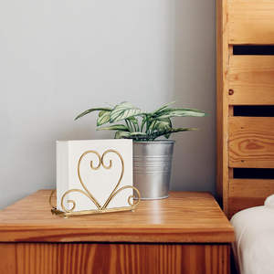 Servilletero de metal moderno con diseño elegante para arreglos de mesa minimalistas a la venta en grandes cantidades a los mejores precios - Product Image 4