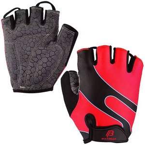 High Quality Summer Leather Half Finger Cycling <b>Gloves</b> for Men <b>Touchscreen</b> Compatible Lightweight Comfortable Grip for Road - Product Image 1