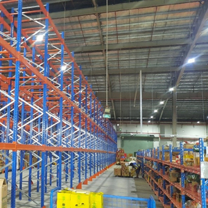 Double Deep Pallet <b>Racking</b> System High Density <b>Storage</b> Solution Maximizing Warehouse Capacity with Optimized Forklift Access - Product Image 4