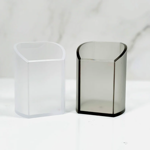 Porte-pinceaux et porte-crayons en acrylique pour bureau, rangement de fournitures de bureau à prix abordable - Product Image 2