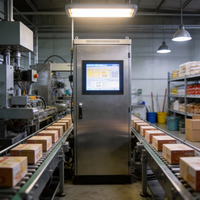 Gabinete de Control Eléctrico PLC Industrial para Exteriores, Resistente al Agua, para Automatización de Fábrica y Distribución de Energía