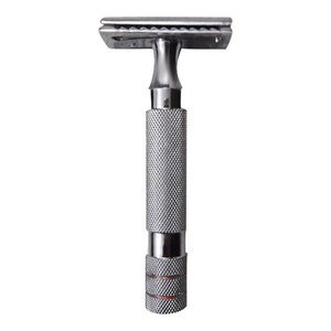 Rasoir de sécurité en acier inoxydable avec manche lisse, tête réglable de 10 mm pour les sourcils et option de logo personnalisé - Product Image 1