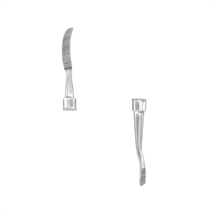 Instrumentos Quirúrgicos Veterinarios Ortopédicos de Acero Inoxidable de Grado Médico: Lima para Huesos de 6.2mm Recta y Curva - Product Image 4