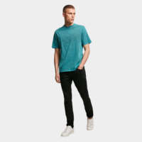T-shirt Oversize en Coton 100% Lavé à l'Acide, Confortable et Tendance, Style Vintage, Vente en Gros pour Hommes