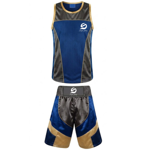 Uniforme de Boxeo de Alta Calidad 100% Poliéster, Color y Logotipo Personalizados, MOQ Bajo, Uniformes de Boxeo Hechos a Medida - Product Image 2