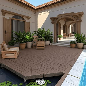 Nuove Piastrelle per Pavimenti a Incastro da 12 Pollici, Facili da Installare, per Interni/Esterni, Patio - Installazione Rapida - Product Image 2