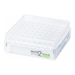 Caja de Tubos Expandible de PP, 64/96 Orificios, Autoclavable, para Almacenamiento de Microtubos y Tubos de PCR - Product Image 2