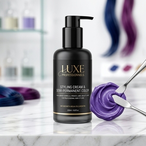 Crema para Peinar el Cabello OEM Premium y Color Semipermanente de Alta Calidad, Marca Privada para el Cuidado de la Belleza, para Peinado Profesional - Product Image 2