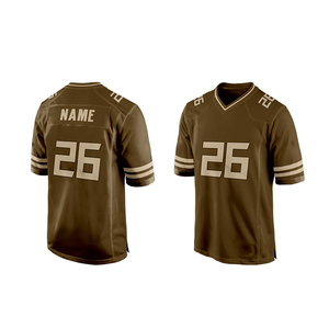 Camiseta Deportiva de Malla Transpirable con Cuello Redondo y Estampado Personalizado para Fútbol, Corte Holgado - Product Image 4