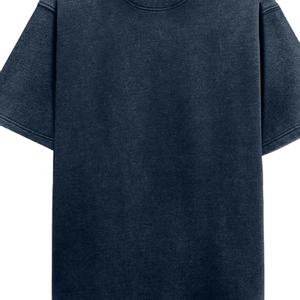 T-shirt Homme Vintage Délavé à l'Acide, Effet Vieilli, Coton Lourd 100% Tissé, Coupe Oversize, Manches Courtes, Écologique et Respirant - Product Image 6