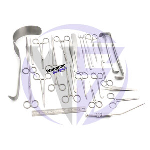 Kit d'instruments chirurgicaux pour augmentation mammaire, 54 pièces - Product Image 1