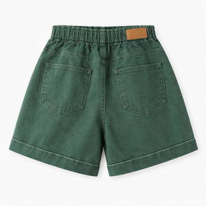 Wholesale Custom Premium Regular Fit High Waist Breathable <b>Woven</b> Jean <b>Shorts</b> for Women-Bulk Purchase Manufacturer & Supplier - Product Image 2